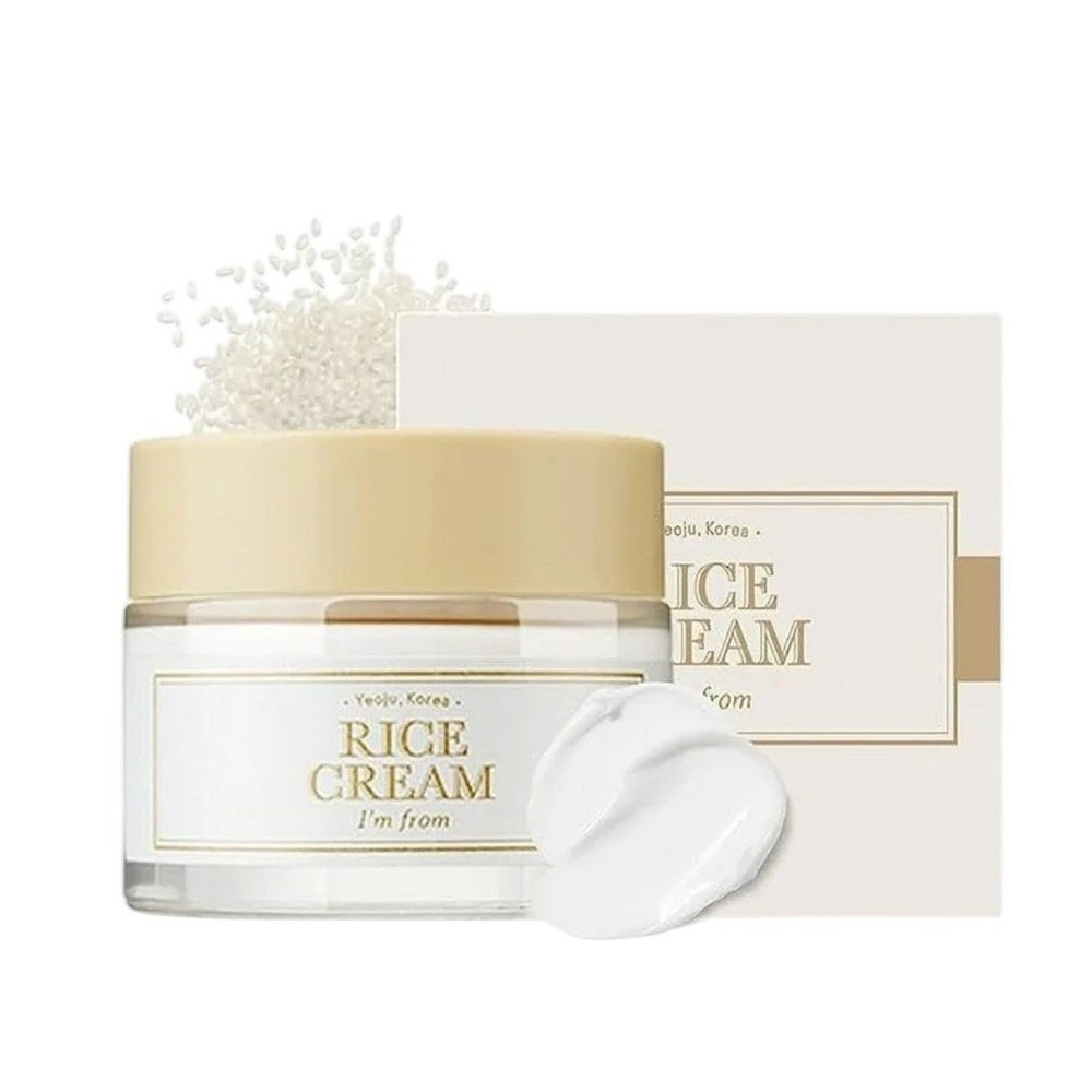 I'm From Rice Cream 1.76 oz 50g Korean Skincare Moisturizer Rice Bran Essence